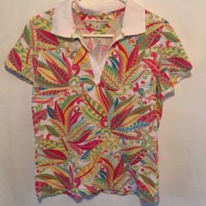Paisley Tommy Hilfiger collar shirt